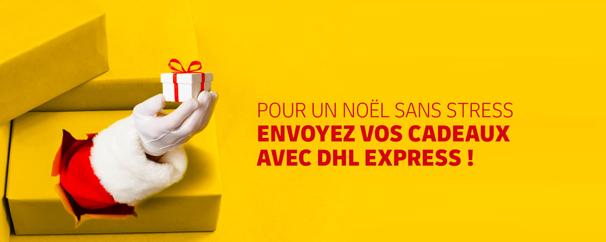 Pour un Noël sans stress envoyez vos cadeaux avec DHL Express !